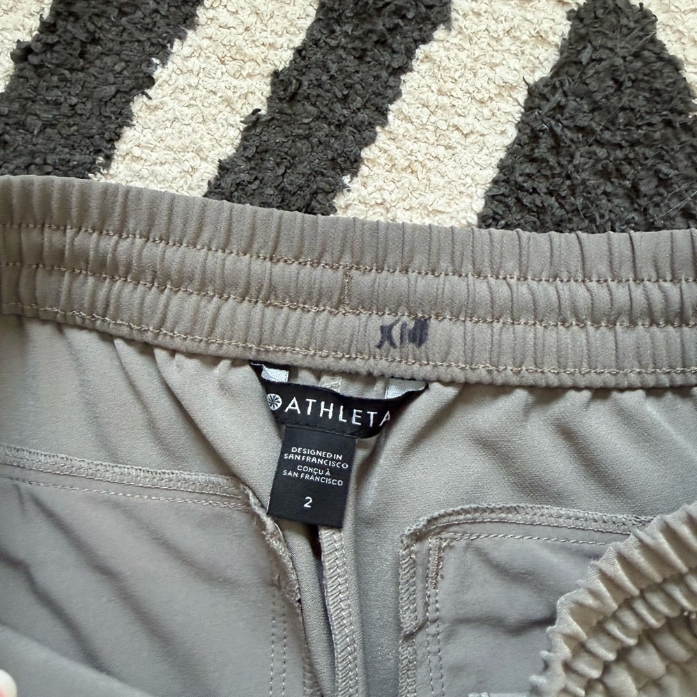 Athleta Women's Gray Joggers - Picture 2 of 3